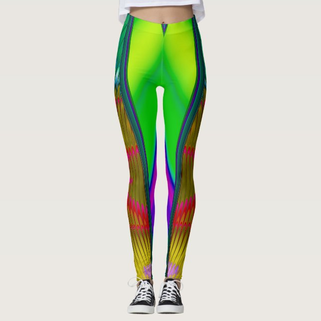 Leggings Piernas ~ multicolor brillante ~ original (Anverso)