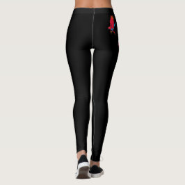 Leggings Piernas negras con loros