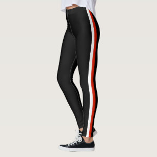 Leggings Piernas negras de banda lateral o elige tus colore
