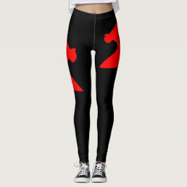 Leggings Piernas negras para los amantes de los gatos