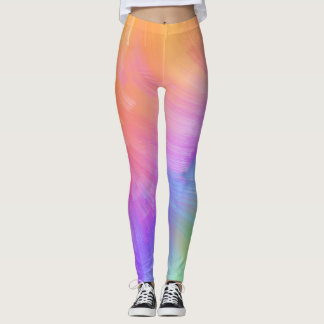 Leggings Piernas negras Pastel Arcoiris