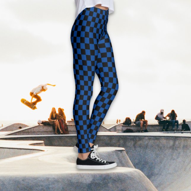 Leggings Piernas negras y azules (Subido por el creador)