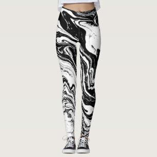 Leggings Piernas negras y blancas