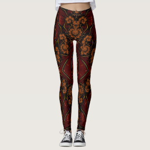 Leggings Piernas ~ negro marrón ~ Original