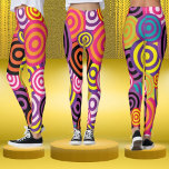 Leggings "Piernas objetivo de ráfagas de color"<br><div class="desc">Haga una declaración con las leyendas de objetivo de ráfaga de color,  que presentan patrones de círculo objetivo vibrantes en una mezcla dinámica de colores. Estas leggings son perfectas para añadir un toque atrevido y artístico a sus sesiones de entrenamiento,  salidas informales o estilo cotidiano.</div>