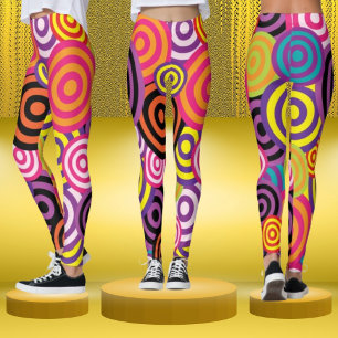 Leggings "Piernas objetivo de ráfagas de color"