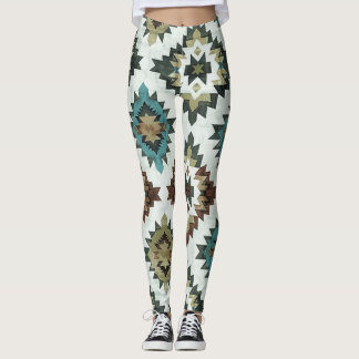 Leggings Piernas occidentales rusticas azules