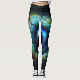 Leggings Piernas oculares del Dragón Azul