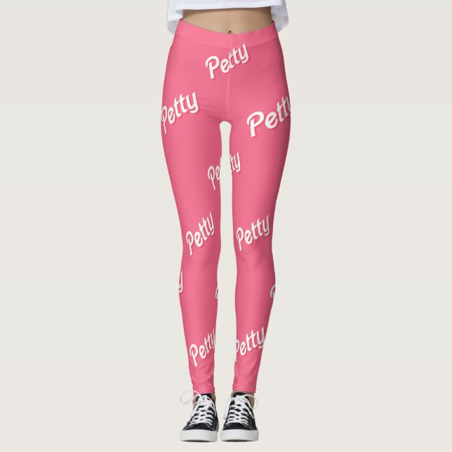 Leggings piernas pequeñas rosadas (Anverso)