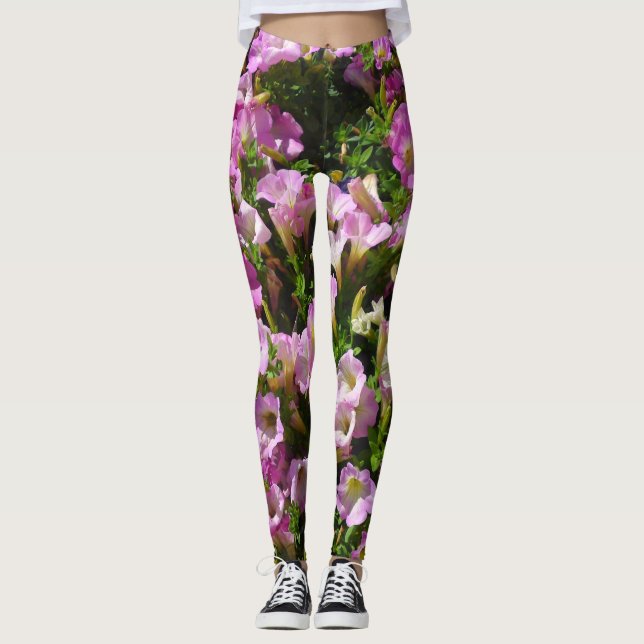 Leggings Piernas Petunia rosadas (Anverso)
