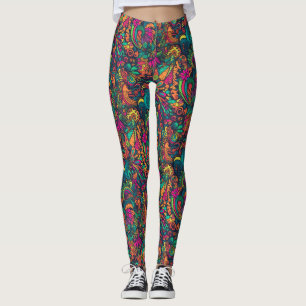 Leggings Piernas psicodélicas DMT [Doodle My Textil]