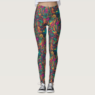 Leggings Piernas psicodélicas DMT [Doodle My Textil]