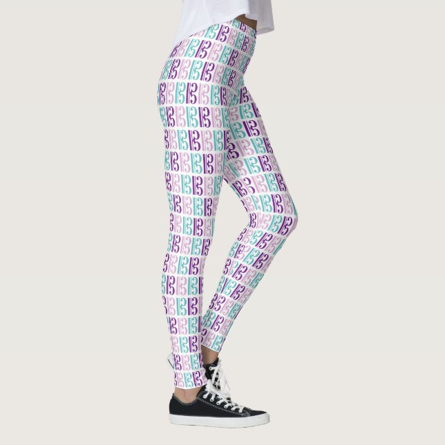 Leggings Piernas Purple Alto Clef (Derecha)