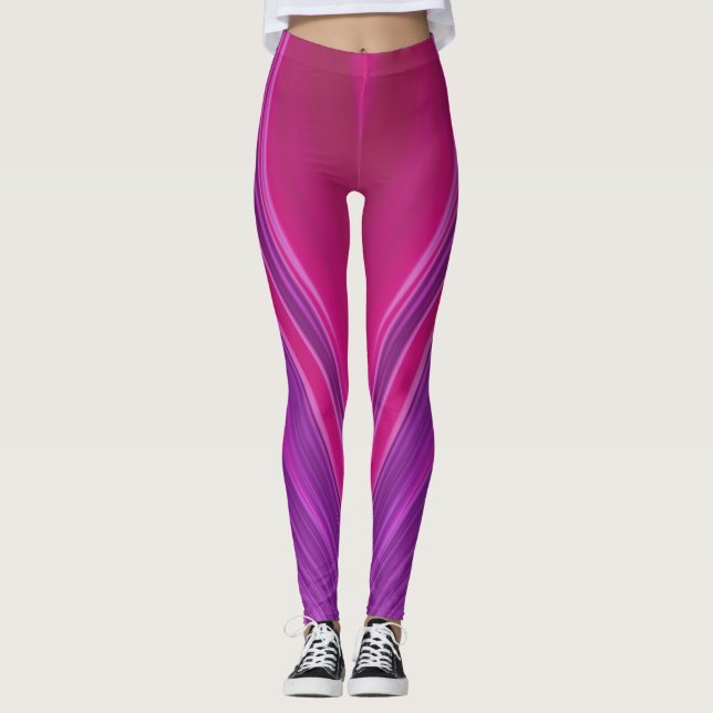 Leggings Piernas ~ púrpura rosa ~ Original (Anverso)