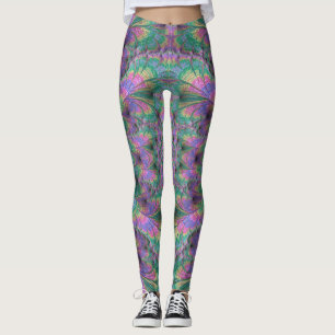 Leggings Piernas ~ púrpura verde rosado ~ Original