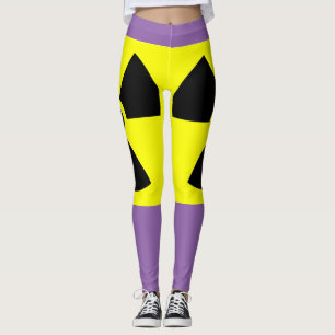 Leggings Piernas púrpuras radiactivas