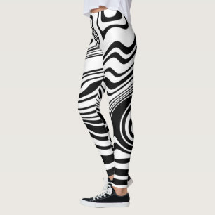 Leggings Piernas rayadas blancas negras o elegir colores