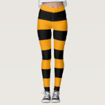 Leggings Piernas rayadas en blanco y negro<br><div class="desc">Usa piernas rayadas amarillas y negras y sé como una abeja hermosa y productiva.La naturaleza es mi fuente de inspiración,  admiro su belleza y este diseño inspirado en las abejas los amigos de la tierra. rayas amarillas y negras creando la belleza BEE USTED.</div>