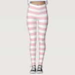 Leggings Piernas rayadas rosadas y blancas<br><div class="desc">Dulce rayado rosa pastel y blanco a través del diseño Un regalo perfecto. O por qué no tratarte a ti mismo. Para cualquier consulta,  por favor contáctame. Visita mi tienda para ver otros productos que te interesen y sigue.</div>