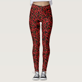 Leggings Piernas Red Chili Peppers