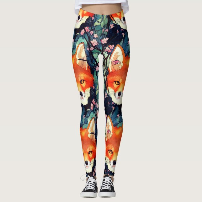 Leggings Piernas Red Fox (Anverso)