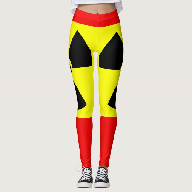 Leggings Piernas rojas radiactivas (Anverso)