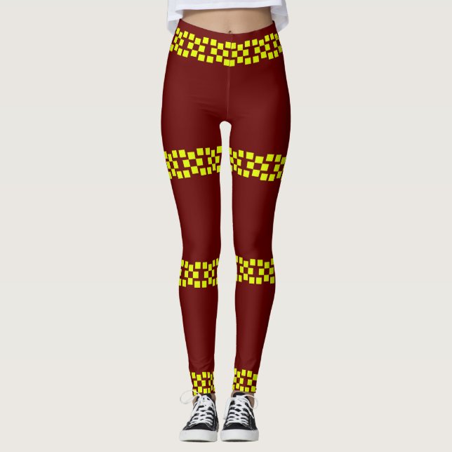 Leggings Piernas ROJAS Y AMARILLAS SPNP (Anverso)