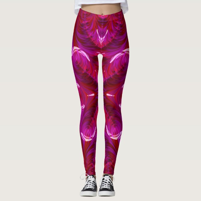 Leggings Piernas: rosa oscuro ~ original (Anverso)