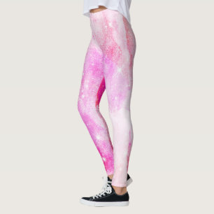 Leggings Piernas rosadas calientes Paneles temáticos de l
