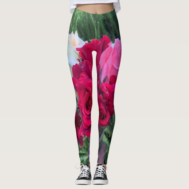 Leggings Piernas rosadas rojas (Anverso)