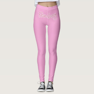 Leggings Piernas rosadas suaves de las astillas