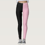 Leggings Piernas rosadas y negras<br><div class="desc">Haz una declaración con estas leggings negras y rosas. Para fitness, yoga, baile, gimnasia, correr, diversión y vida!</div>