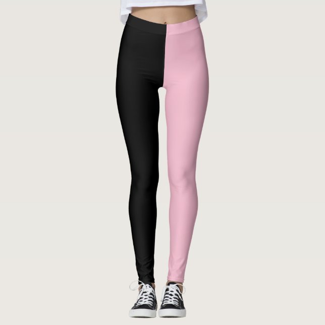 Leggings Piernas rosadas y negras (Anverso)