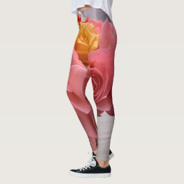 Leggings Piernas rosas amarillas rosadas