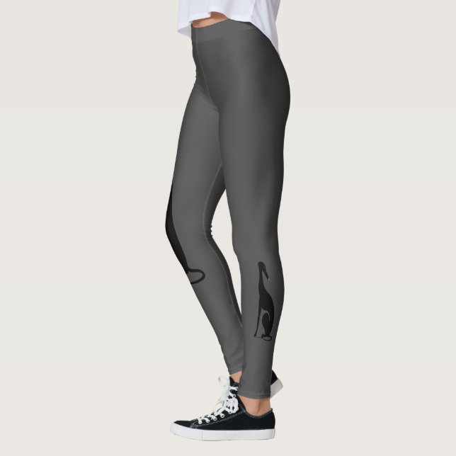 Leggings Piernas sentadas en Greyhound - gris oscuro (Izquierda)