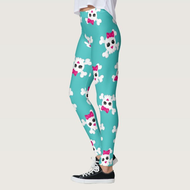 Leggings Piernas Skulls (Izquierda)