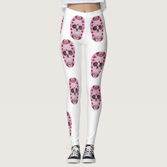 Leggings Piernas Skulls (Anverso)