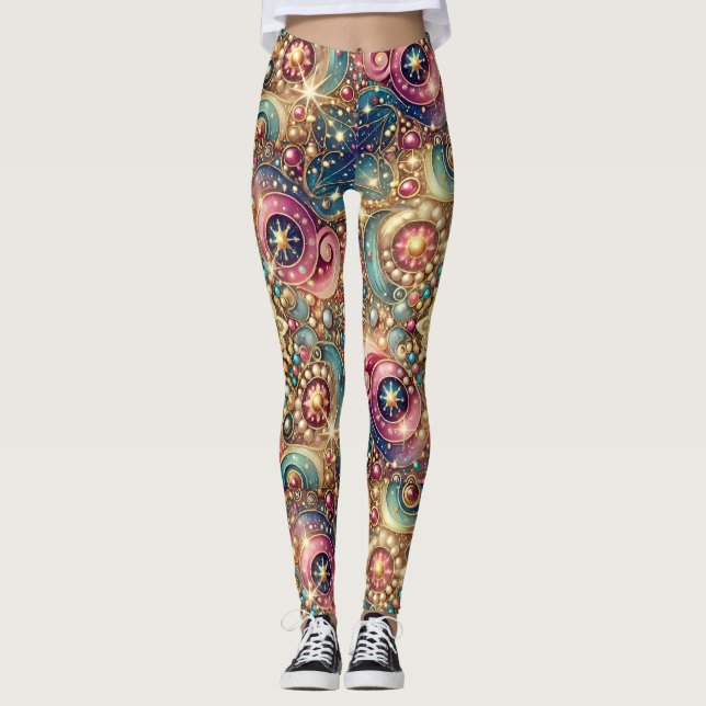 Leggings Piernas: Starburst ~ (Anverso)