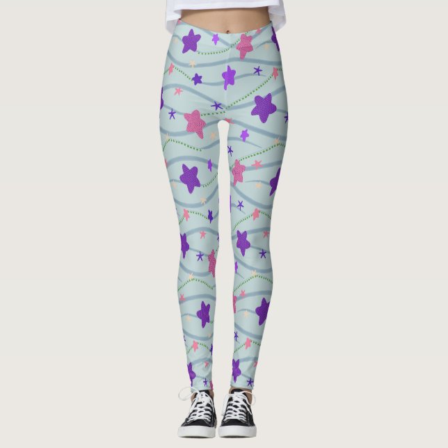 Leggings Piernas Starfish flotantes (Anverso)