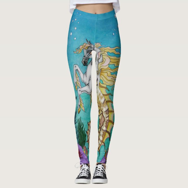 Leggings Piernas submarinas de caballos (Anverso)