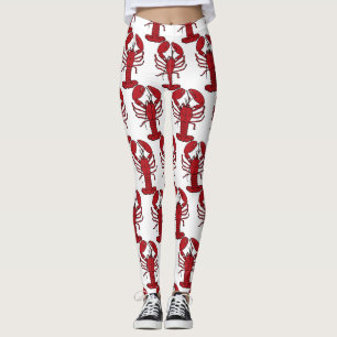 Leggings Piernas Thunder_Cove del Lobster del Hombre Rojo
