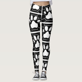 Leggings Piernas Tortitas para gato B/W