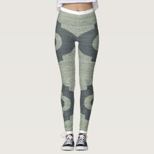 Leggings Piernas verde y azul de los Lulus