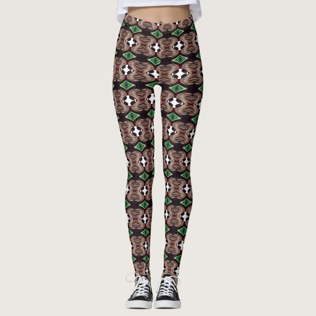 Leggings Piernas Vivas: ¡Medias con Patrones Únicos en Abun (Anverso)