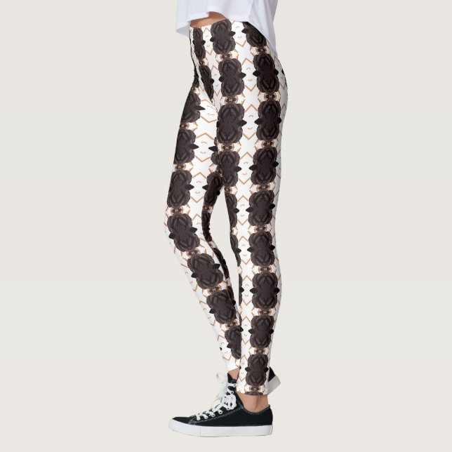 Leggings Piernas Vivas: ¡Medias con Patrones Únicos en Abun (Izquierda)