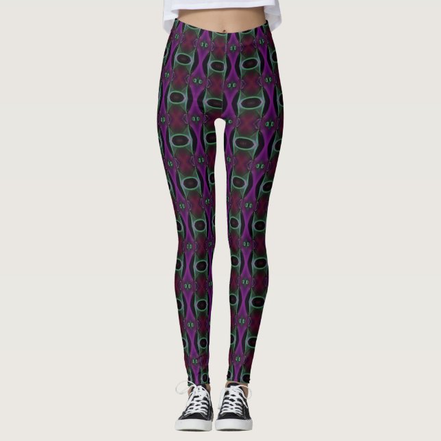 Leggings Piernas Vivas: ¡Medias con Patrones Únicos en Abun (Anverso)