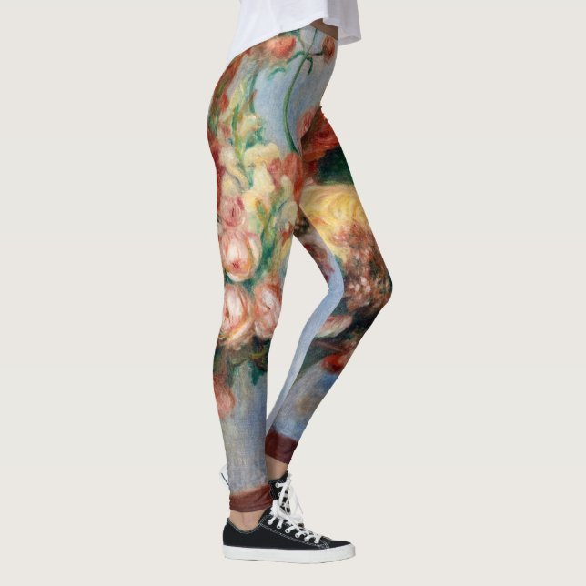 Leggings Pierre-Auguste Renoir - Flores en una plaza (Derecha)
