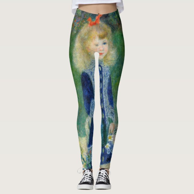 Leggings Pierre-Auguste Renoir - Un Chica con capacidad par (Anverso)