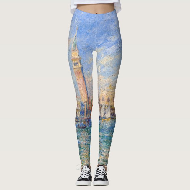 Leggings Pierre-Auguste Renoir - Venecia, el Palacio del Do (Anverso)