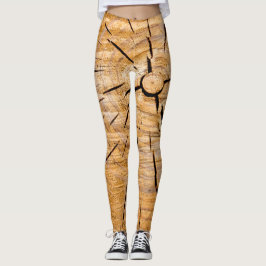 Leggings Pieza de madera de Knotty